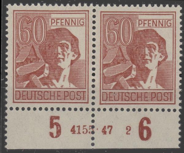 KONTROLLRAT_1947_Nr_A956_HAN_postfrisch_Bild1