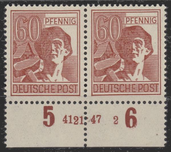 KONTROLLRAT_1947_Nr_A956_HAN_postfrisch_Bild1